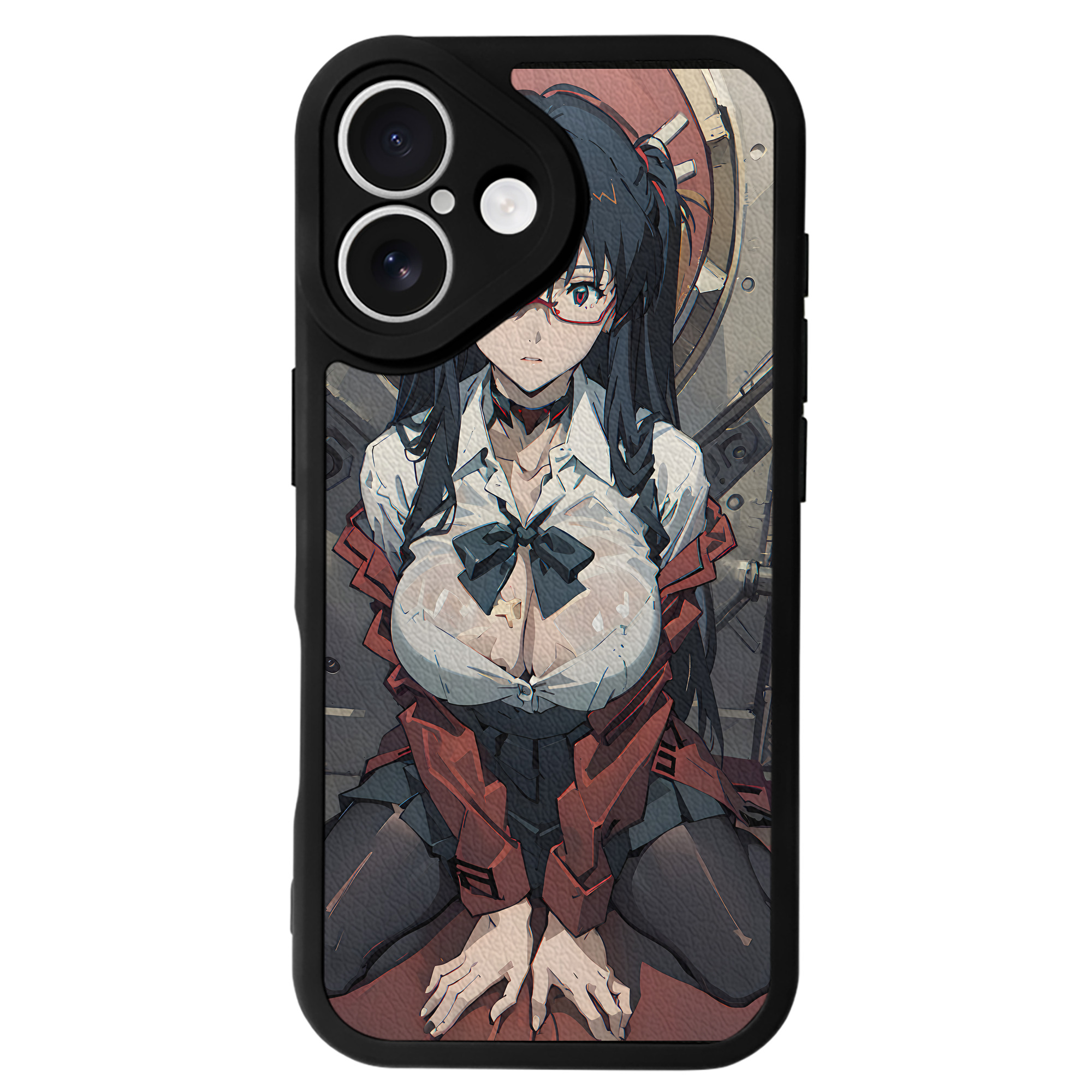 （画像用） EVA 新世紀エヴァンゲリオン 【iPhone 16シリーズ対応】シリコンスマホケース（レザー調） 材質：シリコン